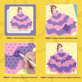 jackinthebox Poke Poke Art kit foam boards provide sturdy crafting surfaces.