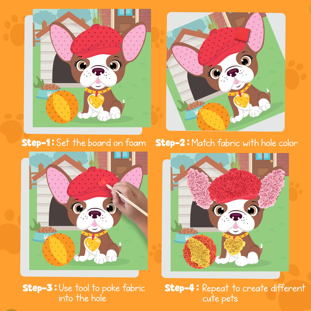 jackinthebox Poke Poke Art lion design for bold, colorful art projects
