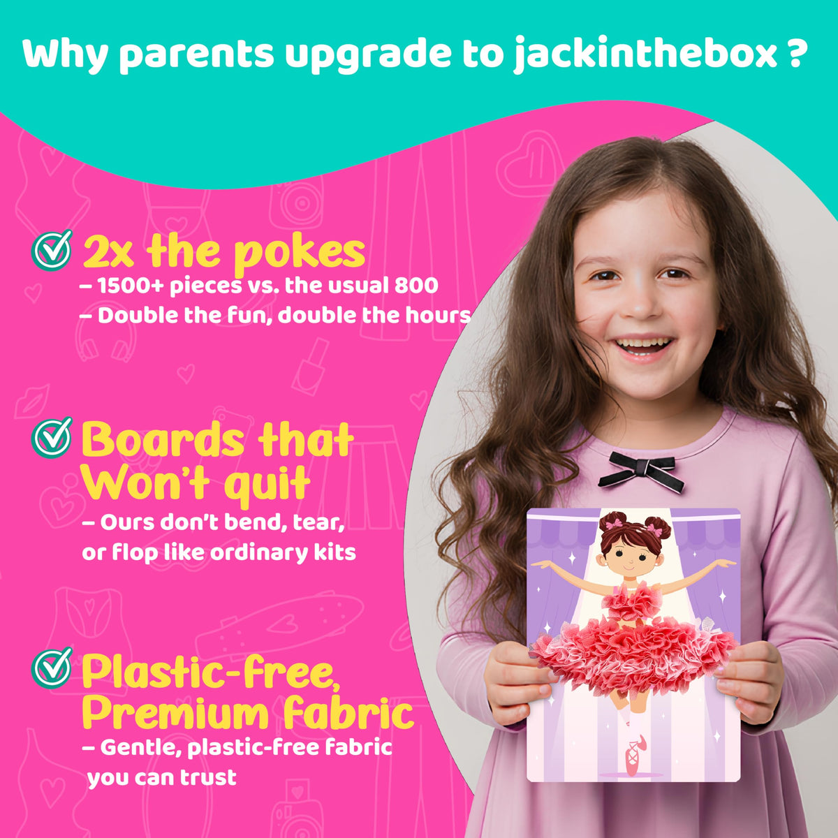 jackinthebox Poke Poke Art poke pad protects surfaces during crafting