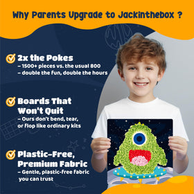 jackinthebox Poke Poke Art Poke Sticks, simple insertion supports motor skills