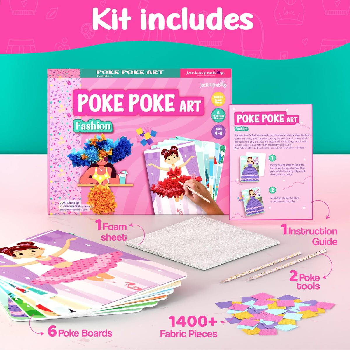 jackinthebox Poke Poke Art poke-in sticks for precise, hands-on decorating
