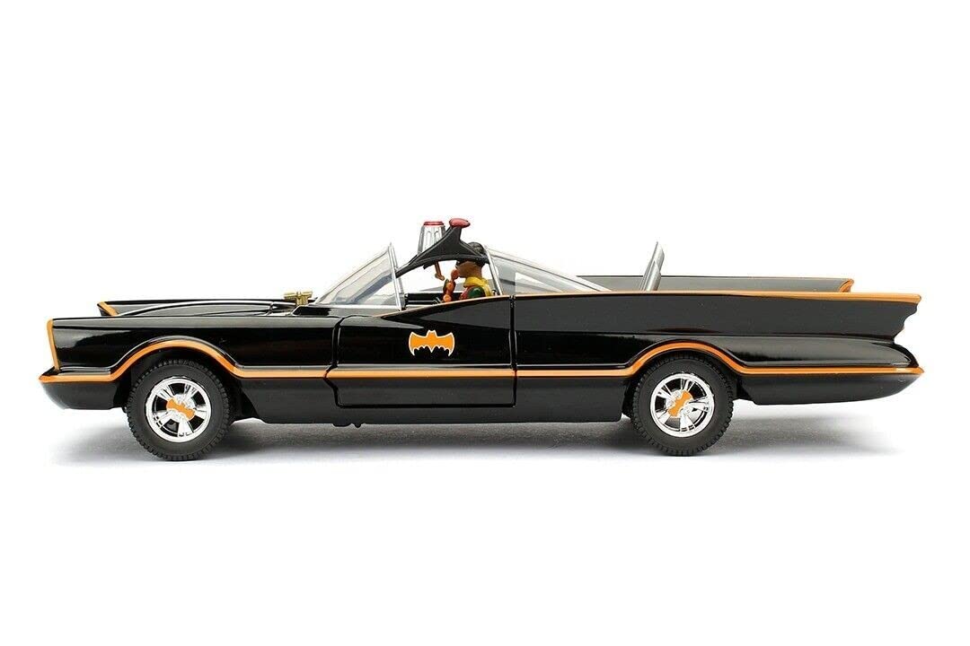 Jada 1966 Batmobile Batman and Robin figures included