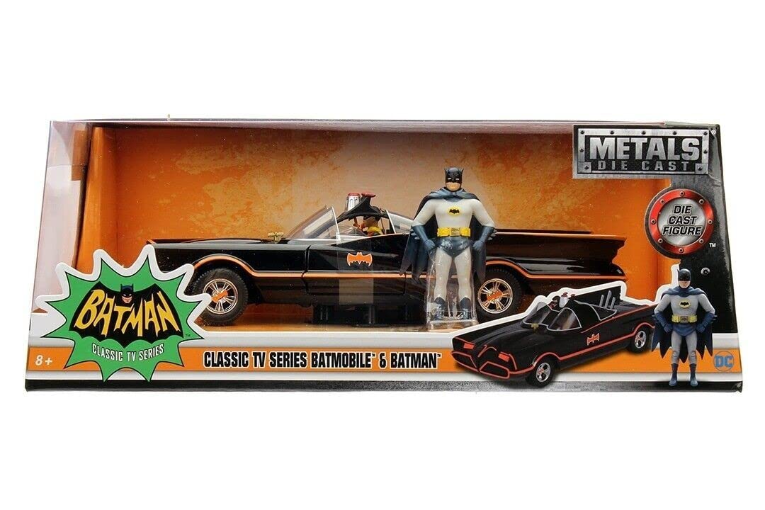 Jada 1966 Batmobile side view highlighting premium die-cast finish
