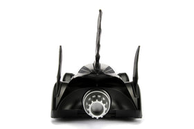 Jada Batman Forever Batmobile highlights rubber tires for authentic look and feel.