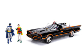 Jada Batmobile 1966 front view highlights die-cast precision for display collections.