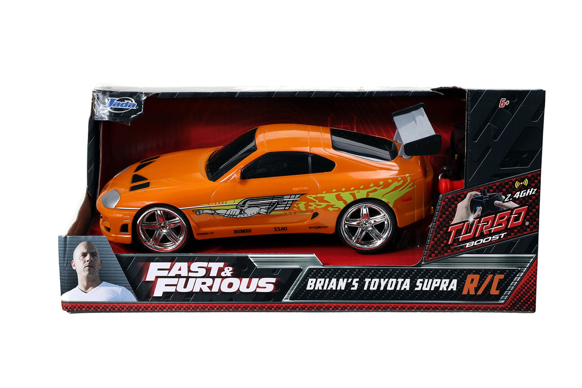 Jada Brian's Supra RC exterior detail captures movie-inspired cues