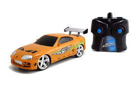 Jada Brian's Supra RC front view with authentic movie styling