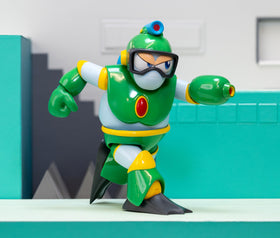 Jada Bubble Man arm cannon blaster showcases authentic accessories.