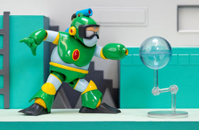 Jada Bubble Man detailed aquatic design and round armor plating.