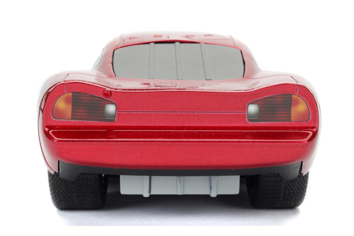 Jada Lightning McQueen rear trunk detail for realistic look in collections