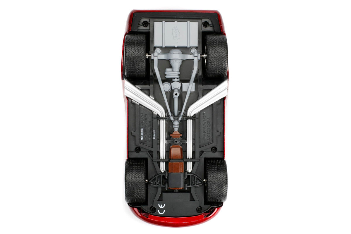 Jada wheel rack with extra wheels for easy customization and upgrades