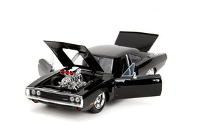 Jada Dom Toretto figure included for display pairing.