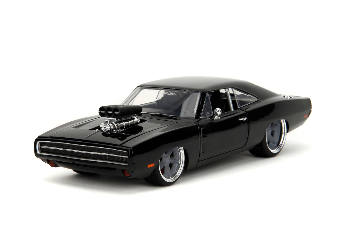 Jada Charger opening hood and trunk reveals detailed engine bay and interior