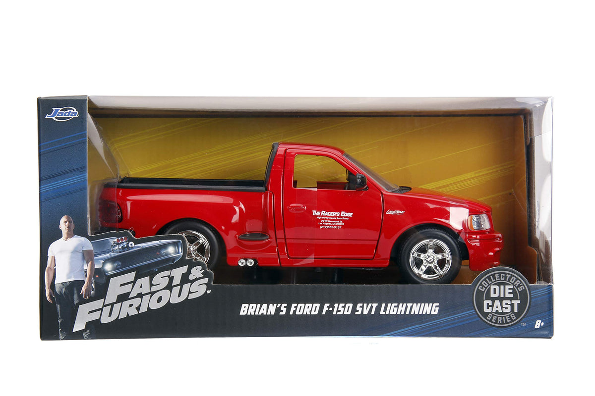 Jada Brian's Ford F-150 SVT Lightning die-cast display piece for shelves