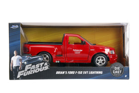 Jada Brian's Ford F-150 SVT Lightning die-cast display piece for shelves
