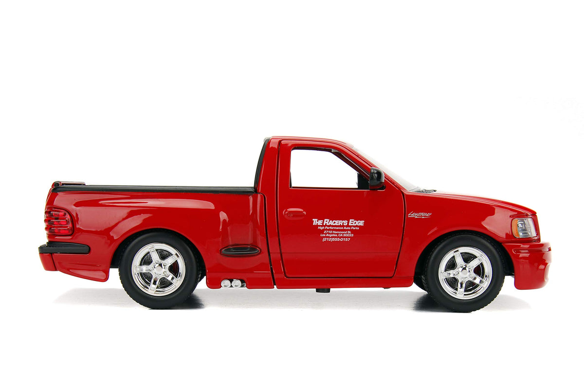 Jada Brian's Ford F-150 SVT Lightning rear view for balanced display