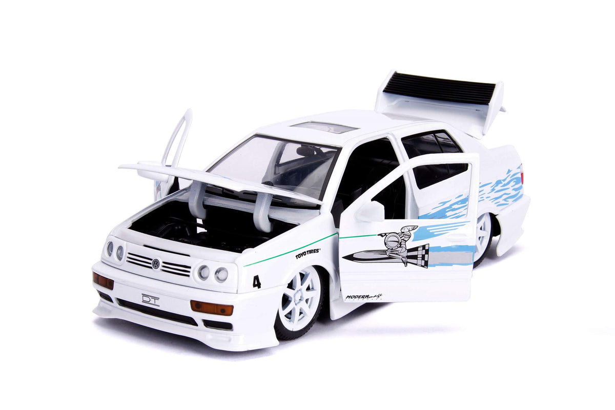 Jada Jesse's Jetta 1:24 detailed interior enhances realism for display shelves.