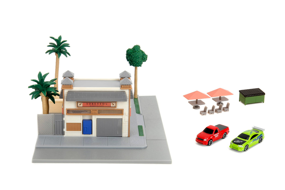 Jada Nano Vehicles diecast two-pack for display and imaginative play.