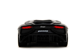 Jada Shaw's Lamborghini Aventador SV 1:24 scale model for accurate shelf display.