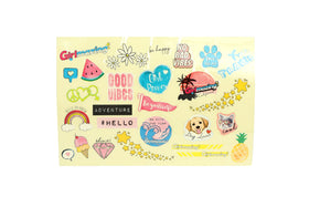 Jada Girlmazing RC pink sticker sheet for personalized decorating