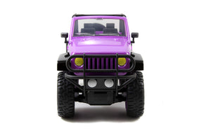 Jada Girlmazing Jeep Wrangler RC off-road tires emphasize rugged grip.