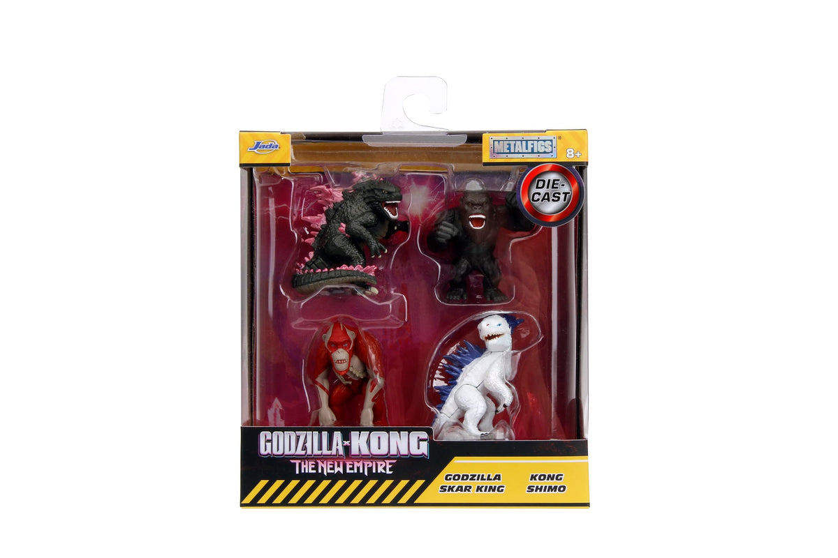 Jada Godzilla x Kong Metalfigs Shimo figure, sturdy die-cast for dynamic play.