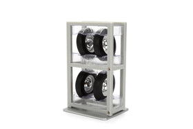Jada Herbie Love Bug tire rack included for diorama setups