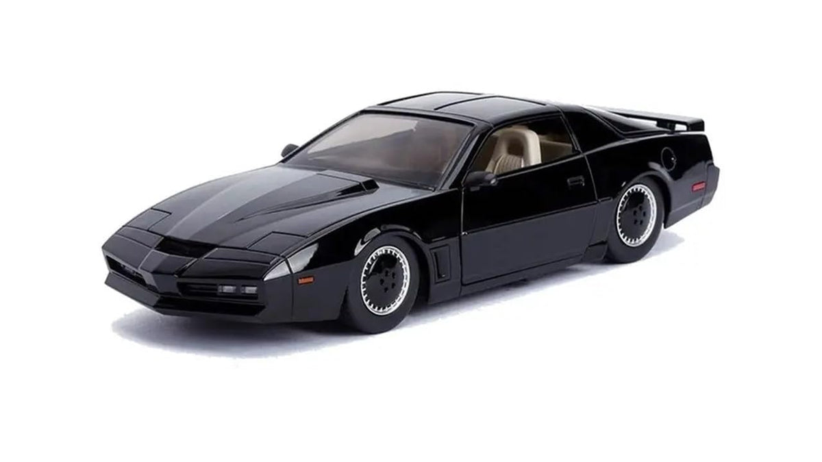 Jada Knight Rider K.I.T.T. die-cast model with light-up scanner bar for display and collection