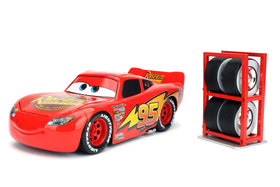 Jada Lightning McQueen die-cast 1:24 figure ready for display and collection