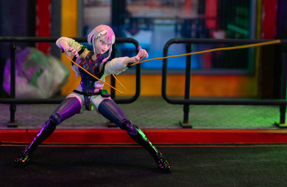 Jada Lucy articulated figure supports multiple action ready angles for display