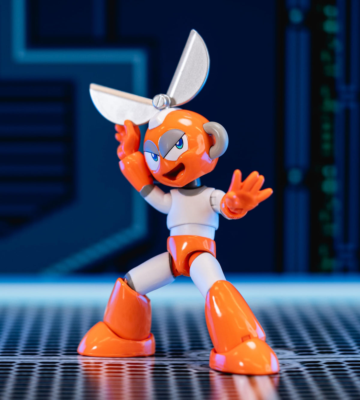 Jada Mega Man Cut Man alternate hands for customizable poses.