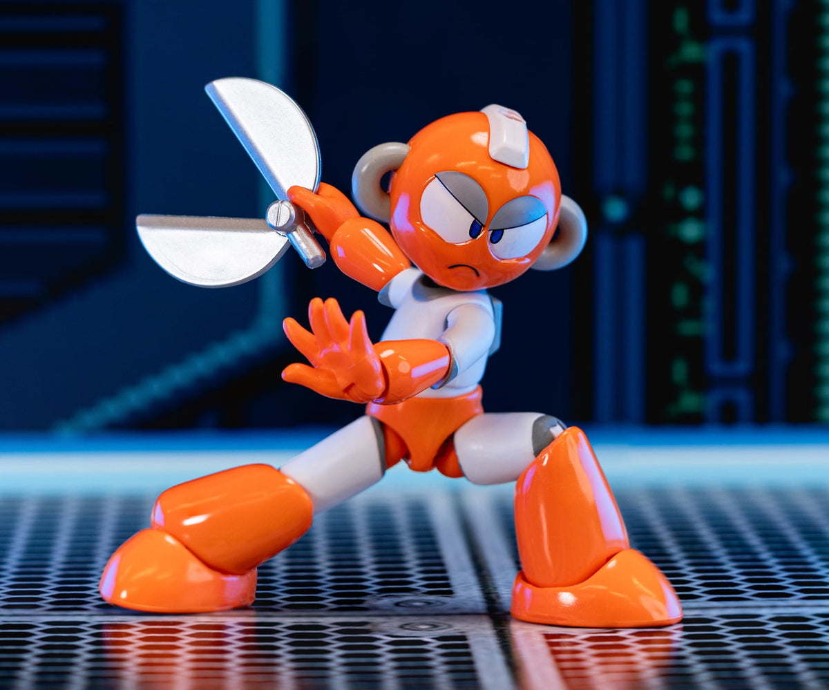 Jada Mega Man Cut Man extra head for display variety.