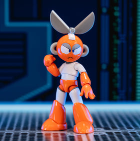 Jada Mega Man Cut Man with Rolling Cutter accessory for action poses.