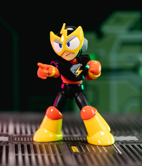 Jada Mega Man Elec Man alternate hands and head for interactive scenes.