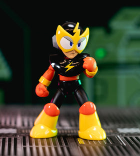 Jada Mega Man Elec Man collector-grade window box packaging protects while showcasing.