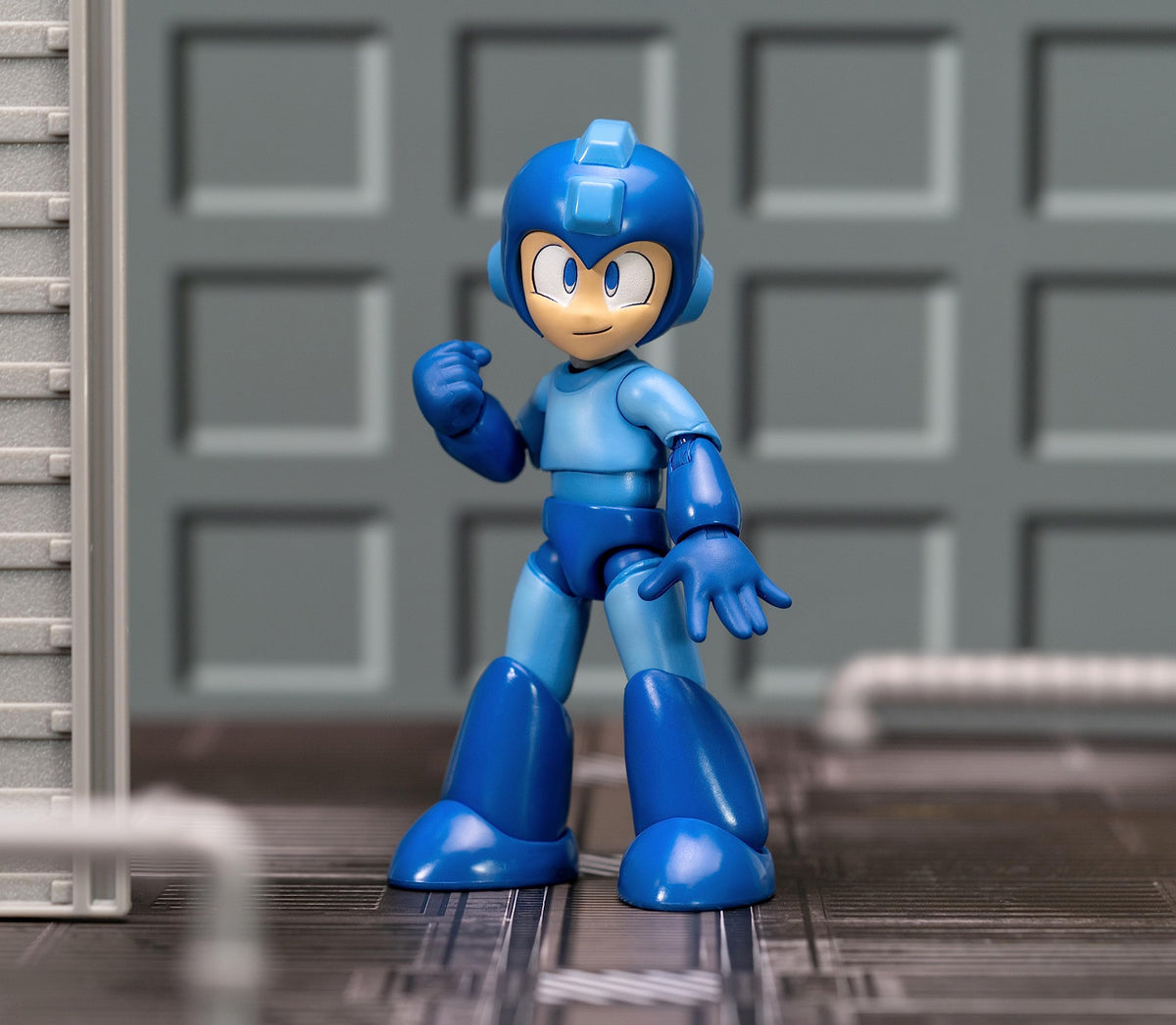 Jada Mega Man 4-inch figure in dynamic pose for play and photos.