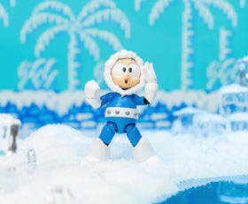 Jada Mega Man Ice Man figure with alternate hands for poseability