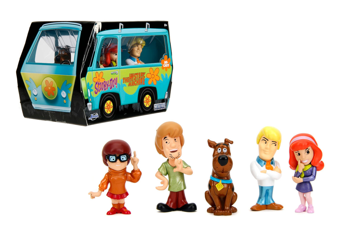 Jada MetalFigs Scooby-Doo Shaggy figure in dynamic pose for display and collectible fans.
