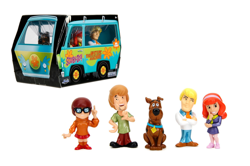 Jada MetalFigs Scooby-Doo Shaggy figure in dynamic pose for display and collectible fans.