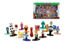 Jada Minecraft Nano Metalfigs Series 13 Steve with Trident; durable display figure