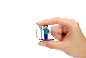 Jada Minecraft Nano Metalfigs Series 17 Alex figure, ideal for collectible shelves and imaginative play.