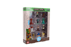 Jada Minecraft Nano Metalfigs Series 17 Damaged Creeper figure with bold detailing.