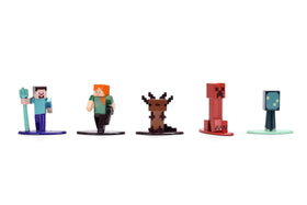 Jada Minecraft Nano Metalfigs Series 17 Diamond Armor Zombie figure for durable display.