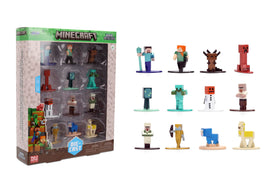 Jada Minecraft Nano Metalfigs Series 17 Steve figure for desk display and play.