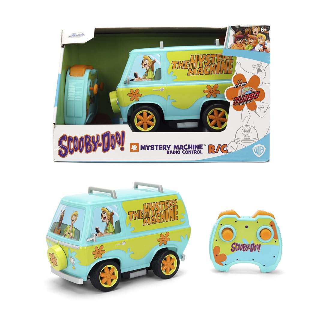 Jada Mystery Machine teal body showcases vibrant styling for engaging play