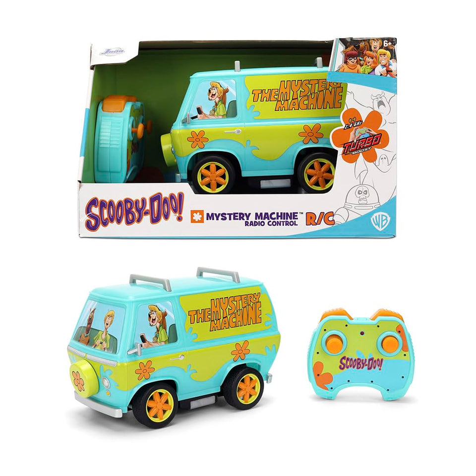 Jada Mystery Machine teal body showcases vibrant styling for engaging play