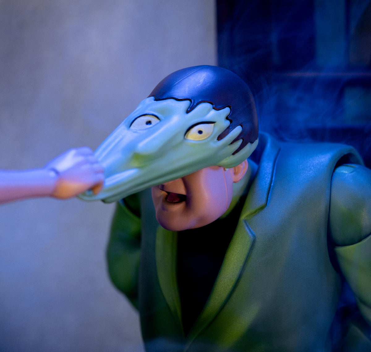 Jada Scooby-Doo Creeper Mr. Carswell head sculpt with mask accessory for mystery moments