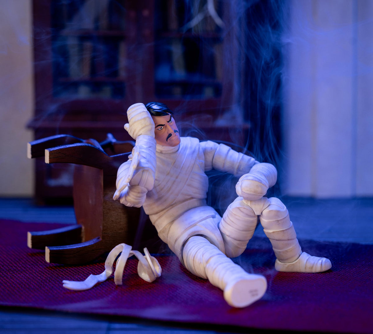 Jada Scooby-Doo Mummy of Ankha figure in articulated pose for dynamic display.