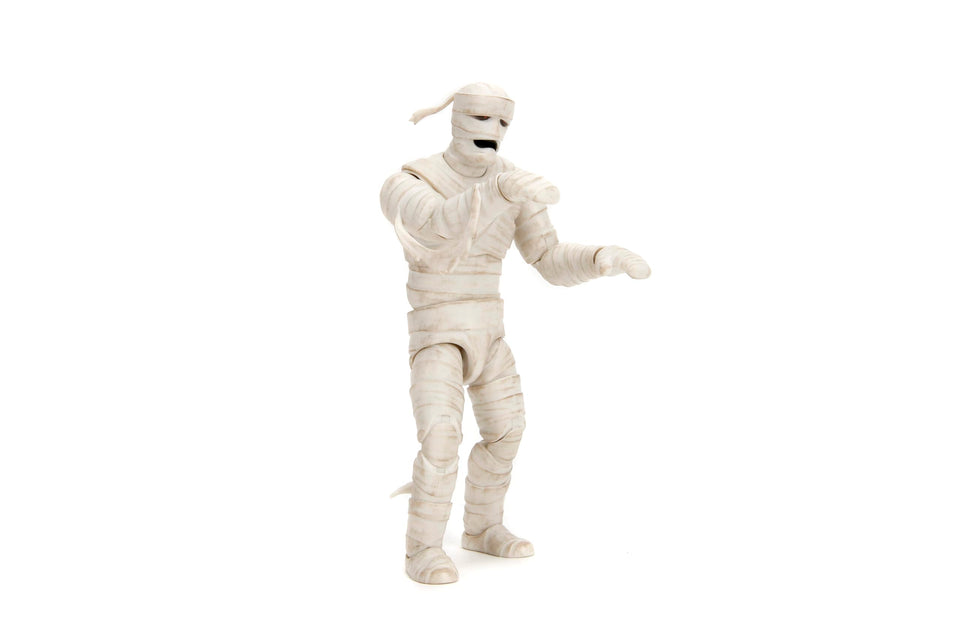 Jada Scooby-Doo Mummy of Ankha figure, front view with detailed bandages for display.
