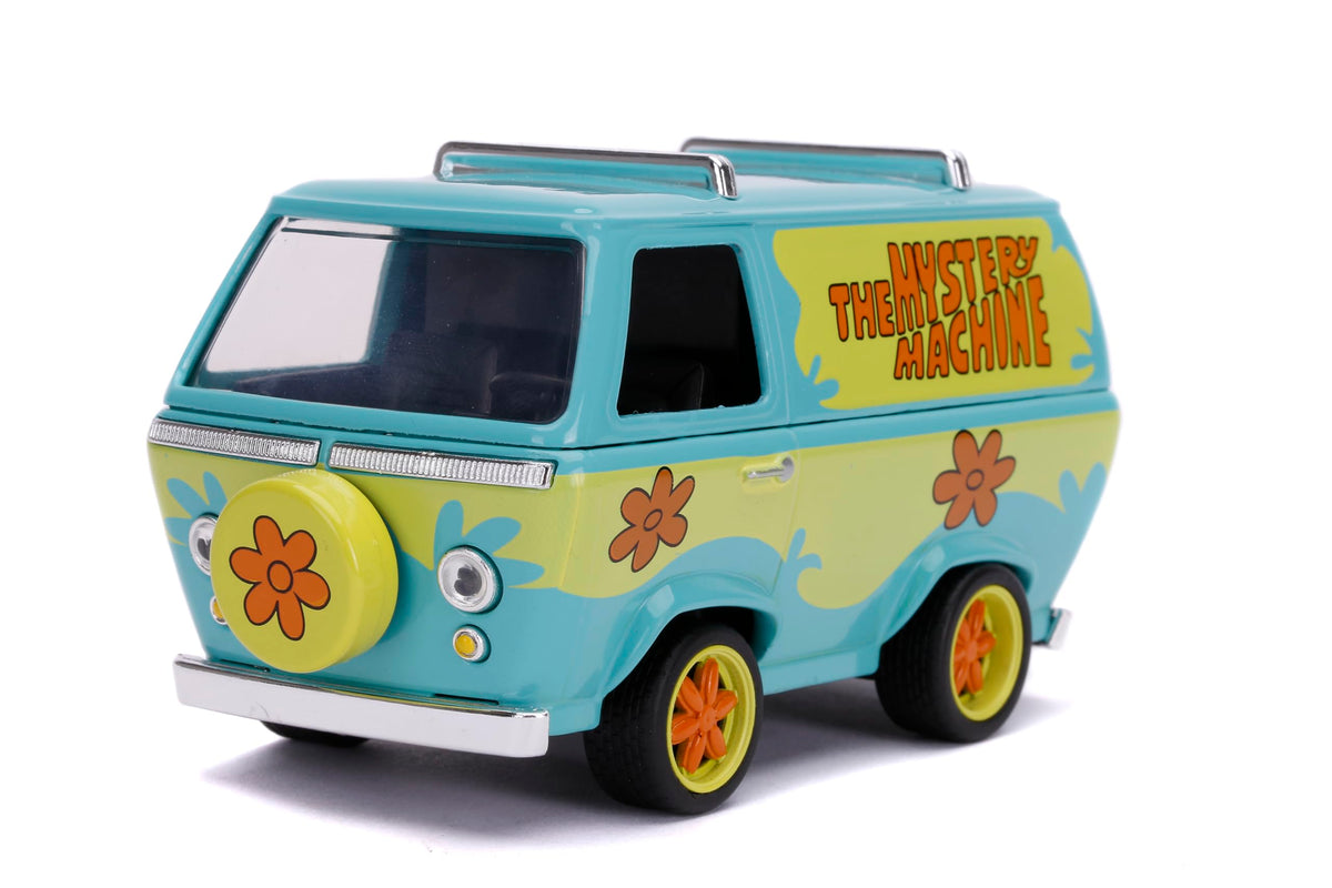 Jada Scooby-Doo Mystery Machine die-cast 1:32 scale for display and collectability.